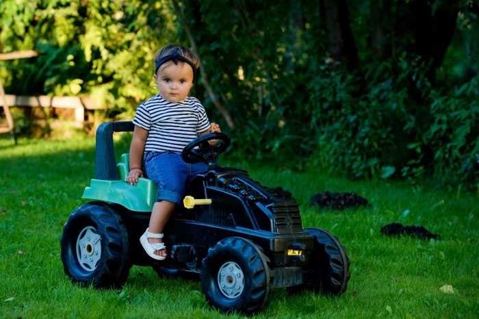 tracteur à pédale enfant