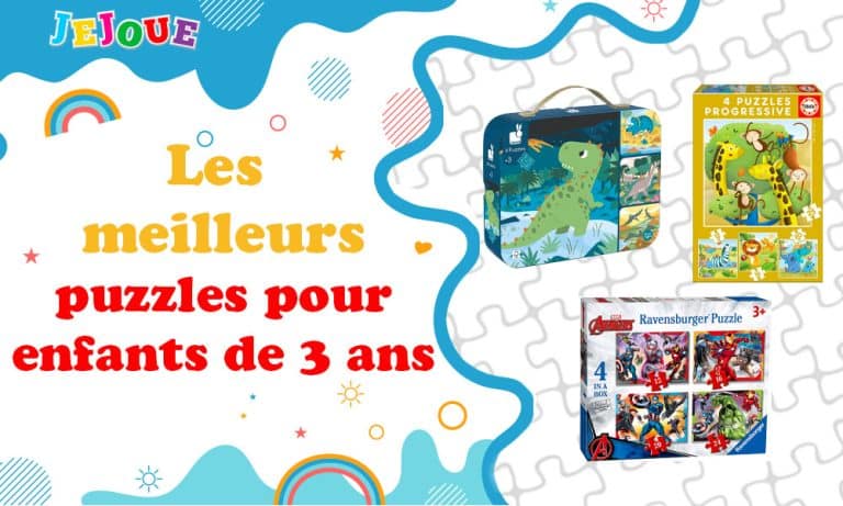 Puzzle Enfant 3 Ans 50 Pièces – Dinosaures, Pandas & Girafes – Jeu Éducatif Magnétique Pour Voyage, Motricité & Concentration – Cadeau Fille Garçon 3 4 5 Ans